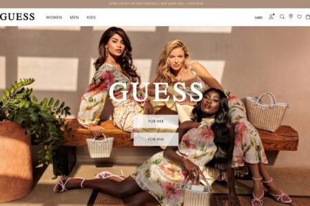 e-commerce and Guess.
