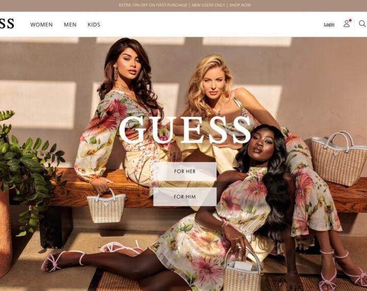 e-commerce and Guess.